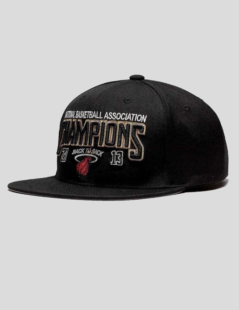 Gorra MITCHELL & NESS miami heat 2013 champs hwc snapback black